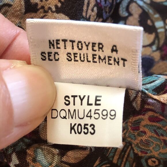 dana buchman Black Metallic Blazer Jacket Slip Pocket Size 14 - Picture 13 of 16